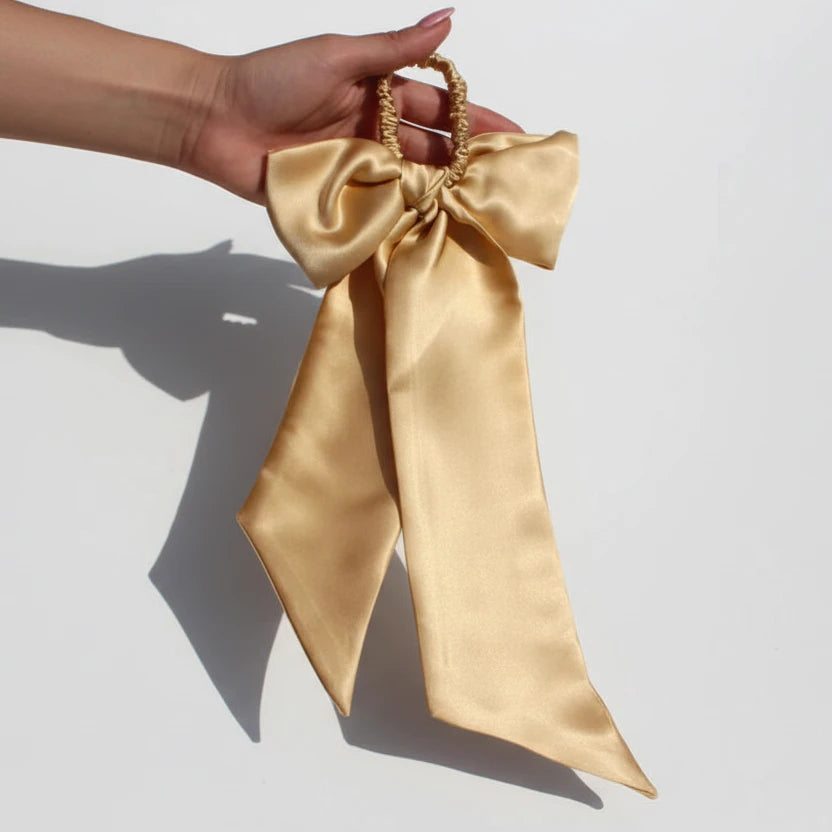 The Softest Hour™ Silk Ribbon & Skinny Scrunchie Set | 19 Momme