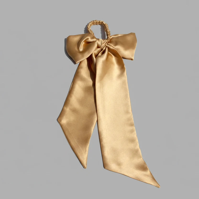 The Softest Hour™ Silk Ribbon & Skinny Scrunchie Set | 19 Momme