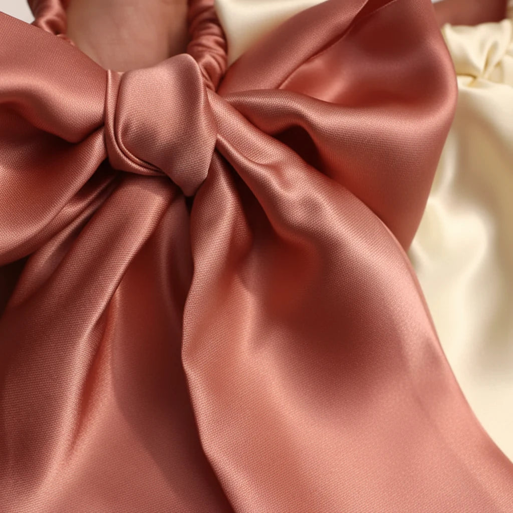 The Softest Hour™ Silk Ribbon & Skinny Scrunchie Set | 19 Momme