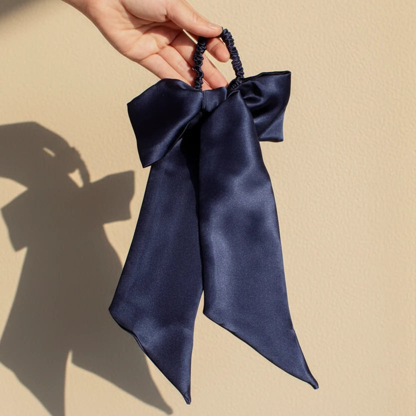The Softest Hour™ Silk Ribbon & Skinny Scrunchie Set | 19 Momme