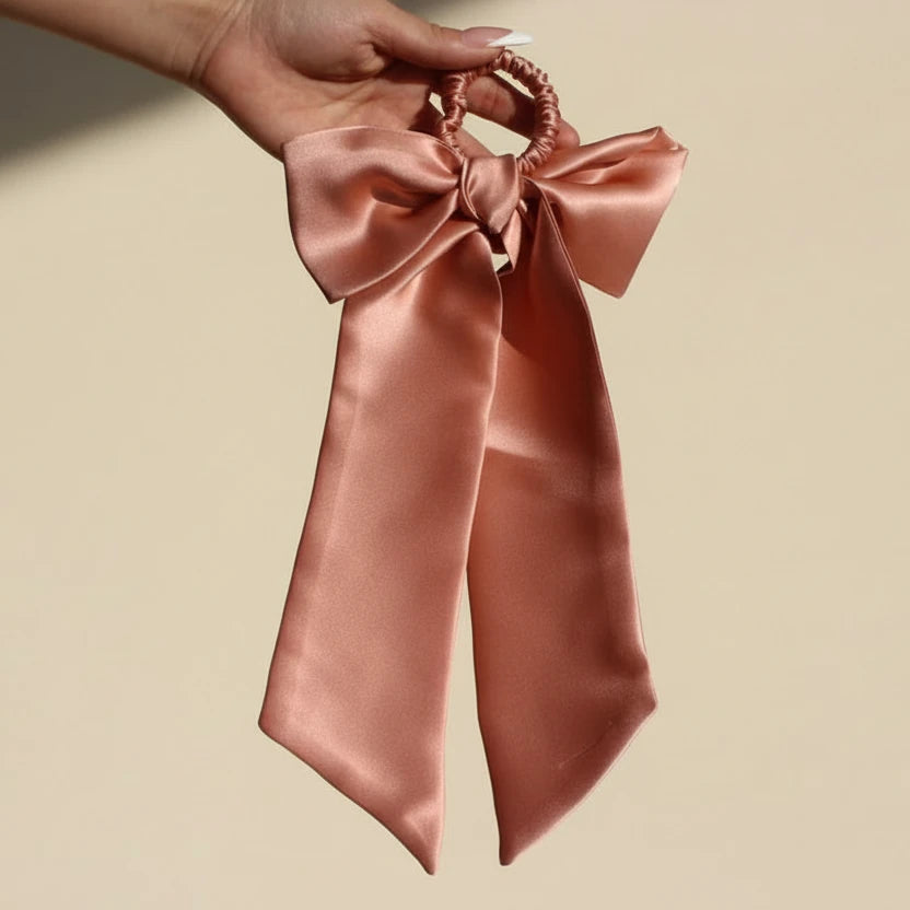 The Softest Hour™ Silk Ribbon & Skinny Scrunchie Set | 19 Momme