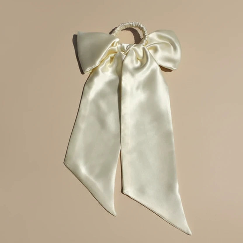 The Softest Hour™ Silk Ribbon & Skinny Scrunchie Set | 19 Momme