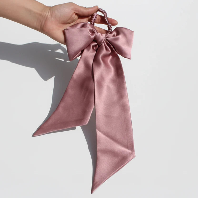 The Softest Hour™ Silk Ribbon & Skinny Scrunchie Set | 19 Momme