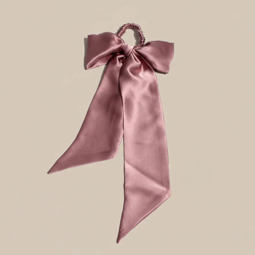 The Softest Hour™ Silk Ribbon & Skinny Scrunchie Set | 19 Momme