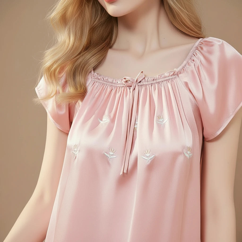 The Softest Hour™ Mulberry Silk Nightgown | 19 Momme