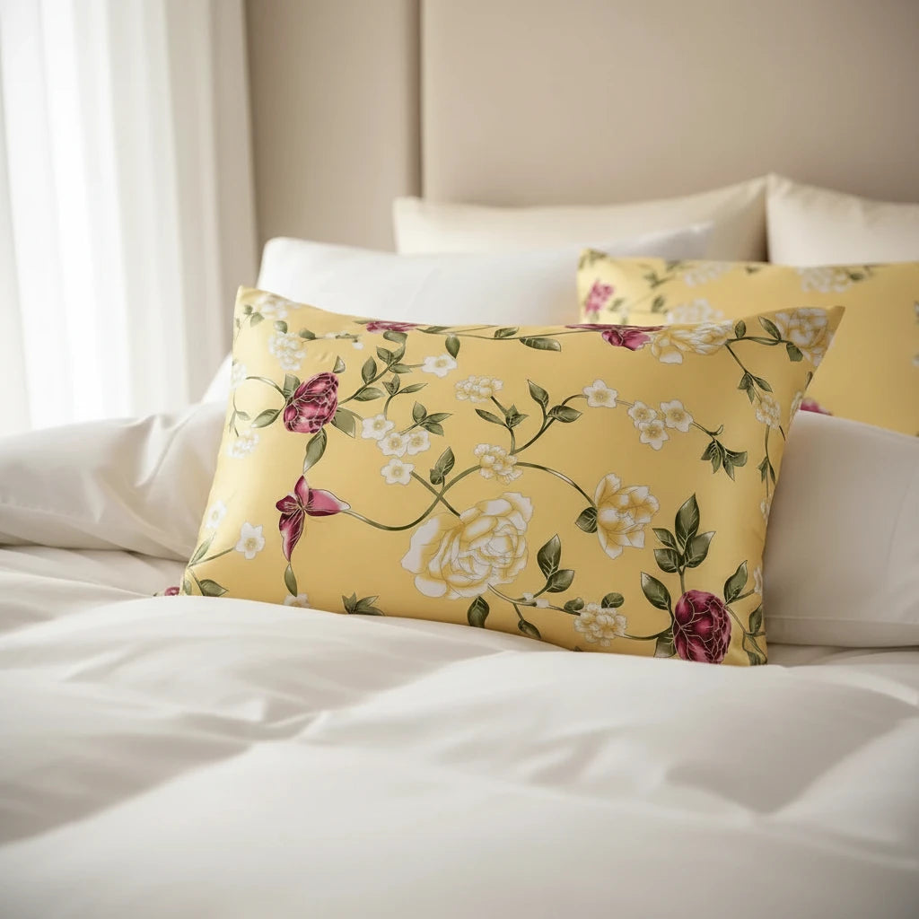 The Softest Hour™ Mulberry Silk Pillowcase | 16 Momme — Printed Edition