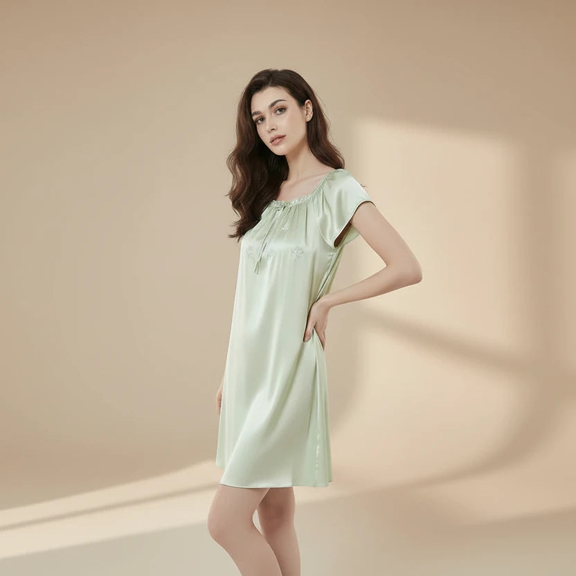 The Softest Hour™ Mulberry Silk Nightgown | 19 Momme
