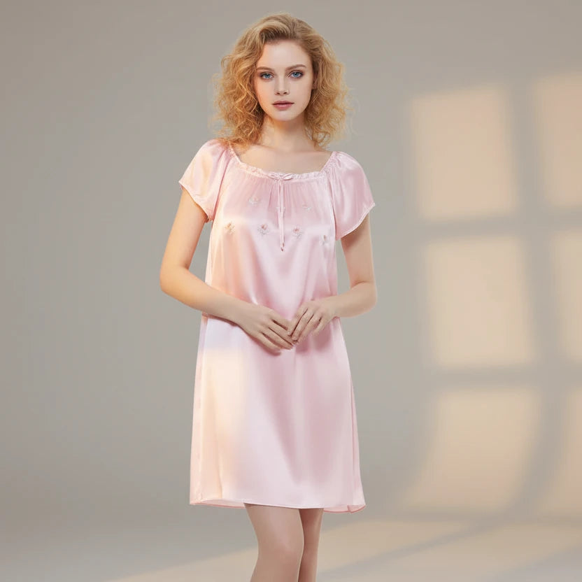 The Softest Hour™ Mulberry Silk Nightgown | 19 Momme