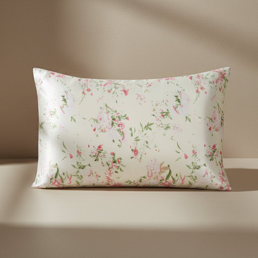 The Softest Hour™ Mulberry Silk Pillowcase | 16 Momme — Printed Edition