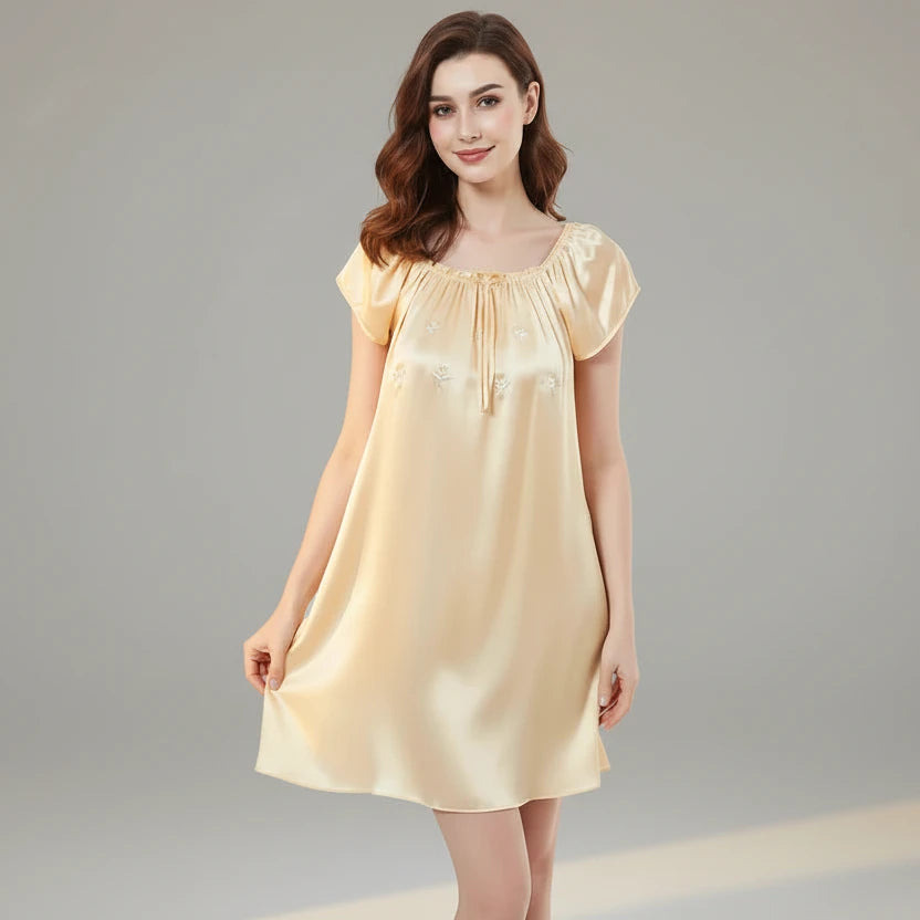The Softest Hour™ Mulberry Silk Nightgown | 19 Momme