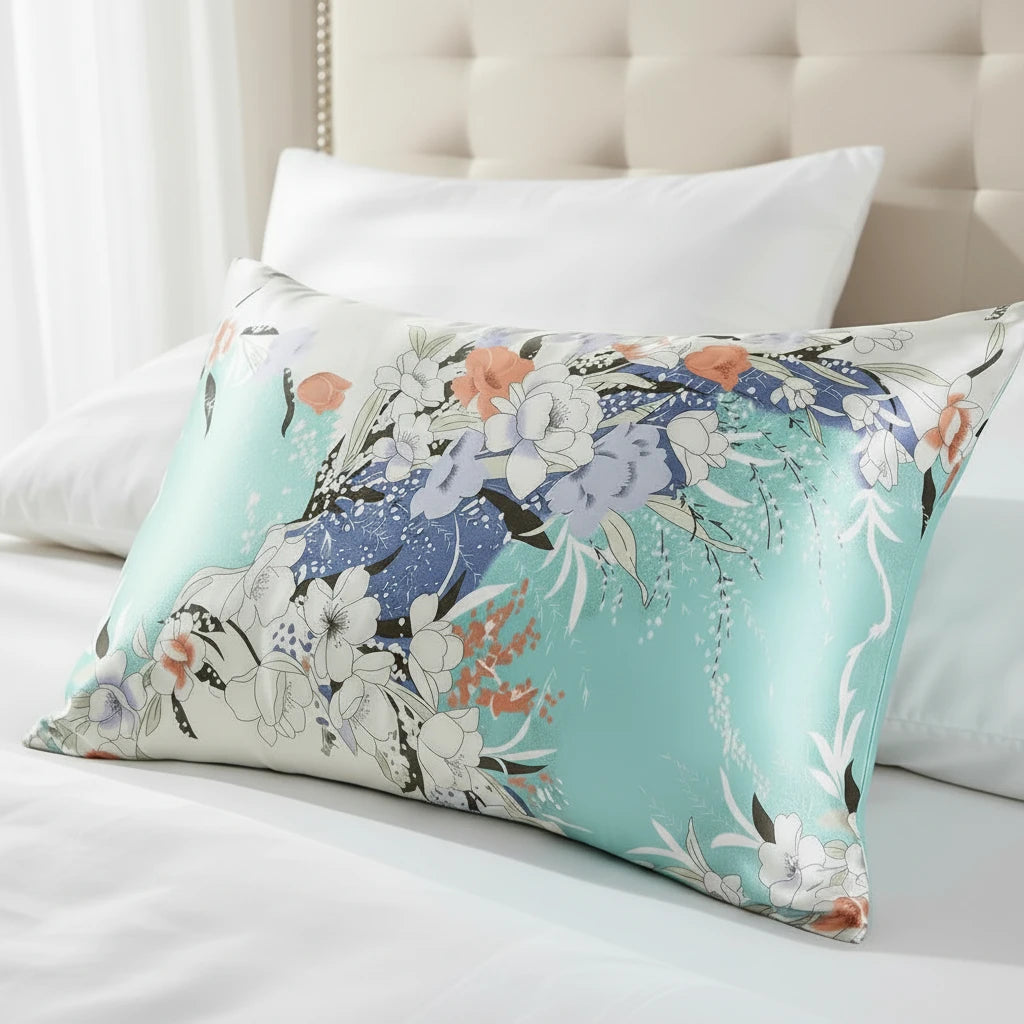 The Softest Hour™ Mulberry Silk Pillowcase | 16 Momme — Printed Edition