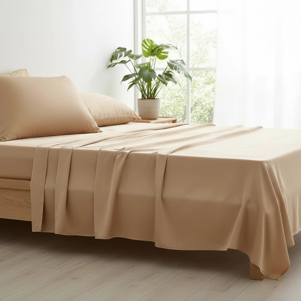 The Softest Hour™ Natural Mulberry Silk Flat Sheet