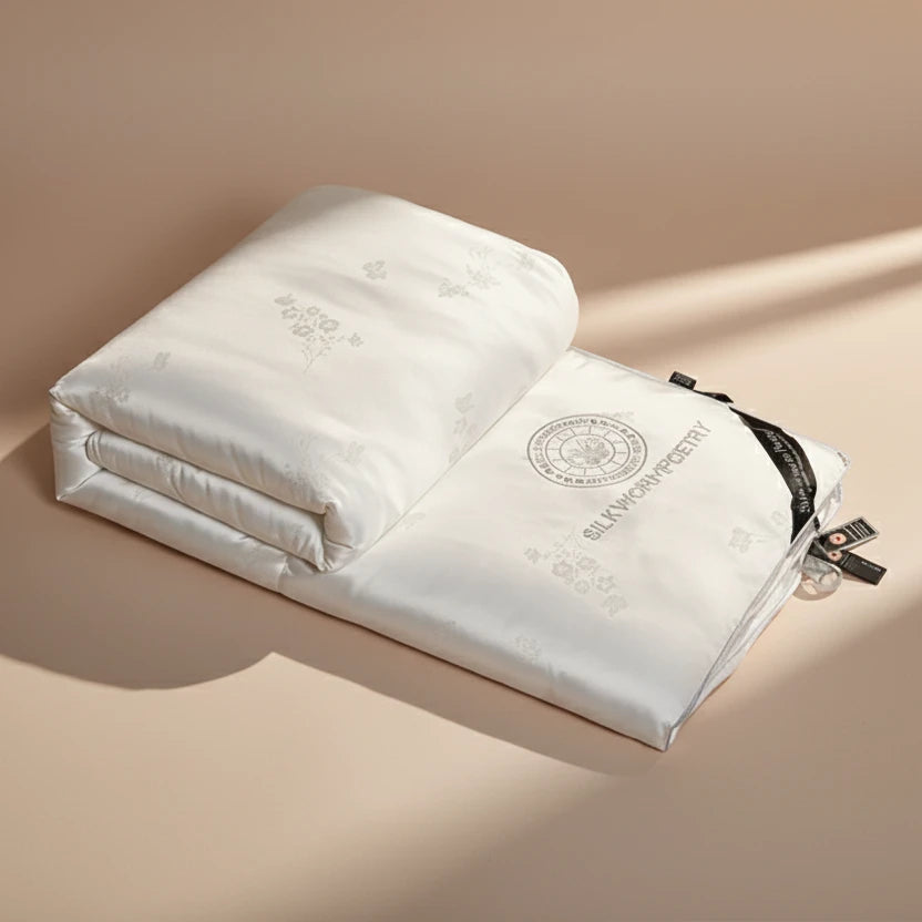 The Weight of Stillness™ Silk-Filled Quilt