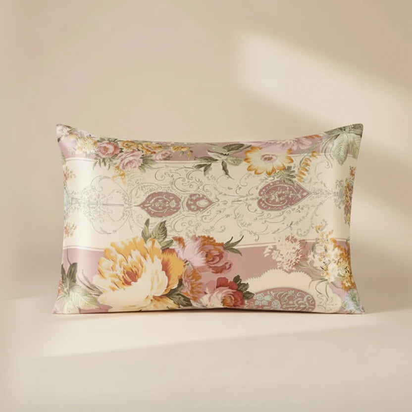 The Softest Hour™ Mulberry Silk Pillowcase | 16 Momme — Printed Edition