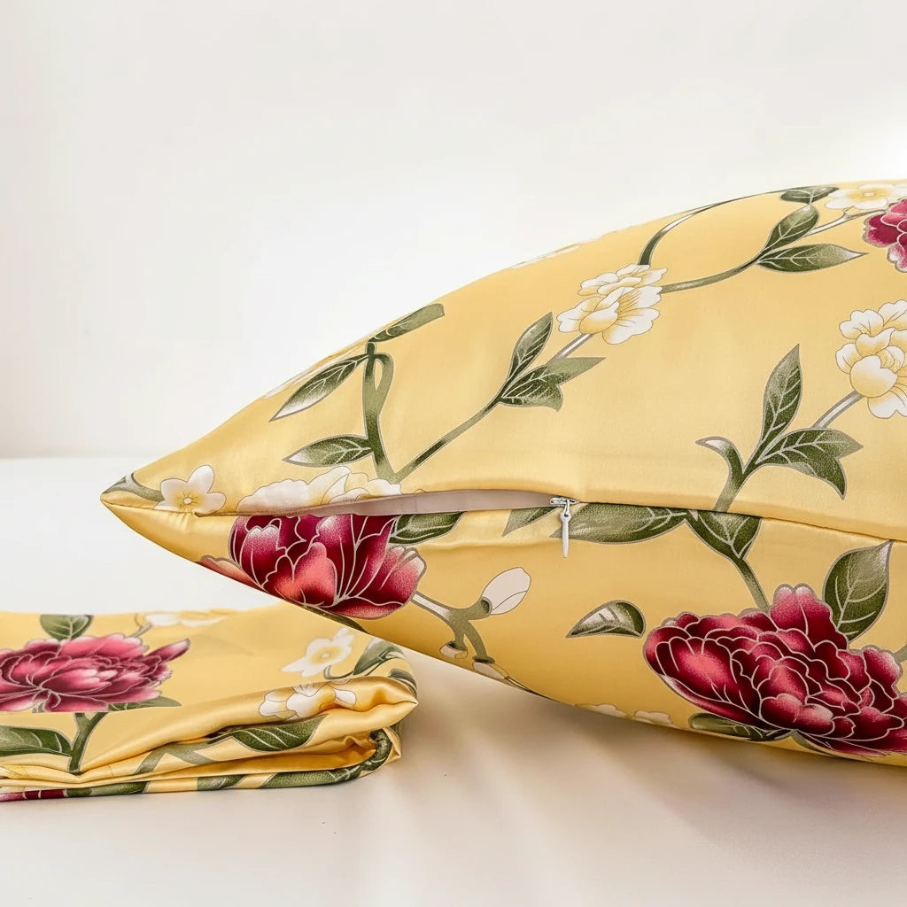 The Softest Hour™ Mulberry Silk Pillowcase | 16 Momme — Printed Edition