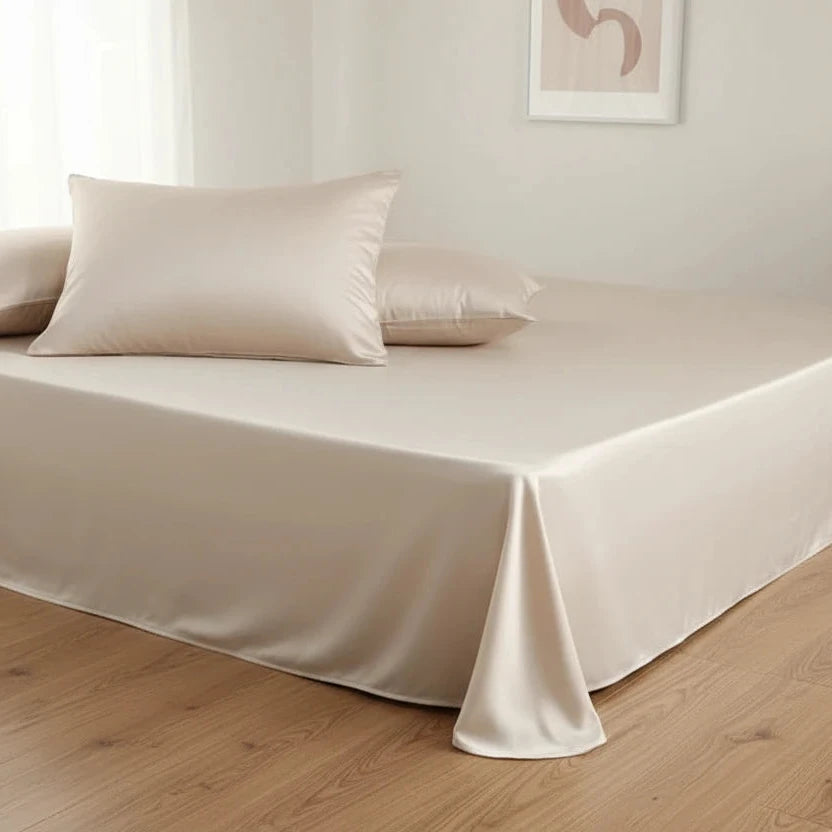 The Softest Hour™ Natural Mulberry Silk Flat Sheet