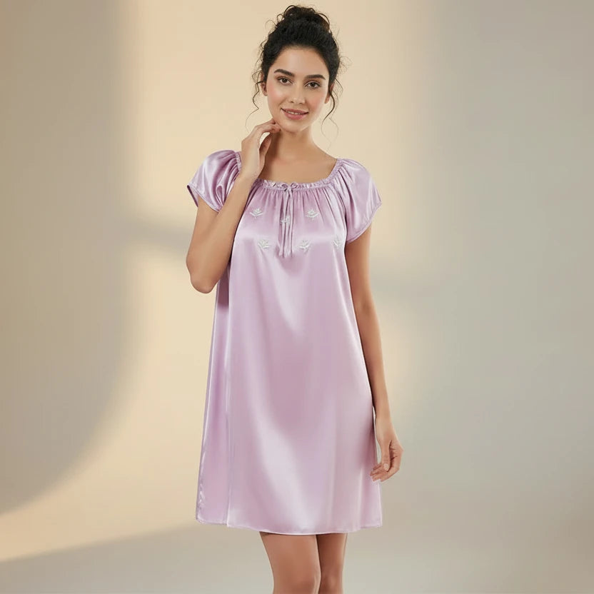 The Softest Hour™ Mulberry Silk Nightgown | 19 Momme
