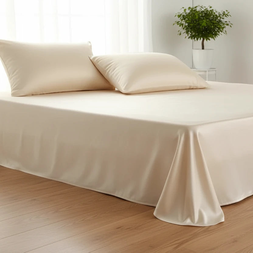 The Softest Hour™ Natural Mulberry Silk Flat Sheet