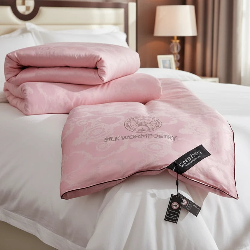 The Weight of Stillness™ Silk-Filled Quilt